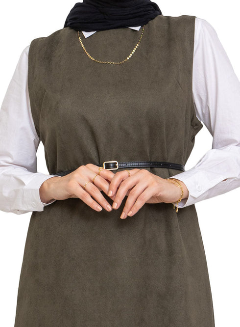 Cedar Winter Sleeveless Dress - Khotwh